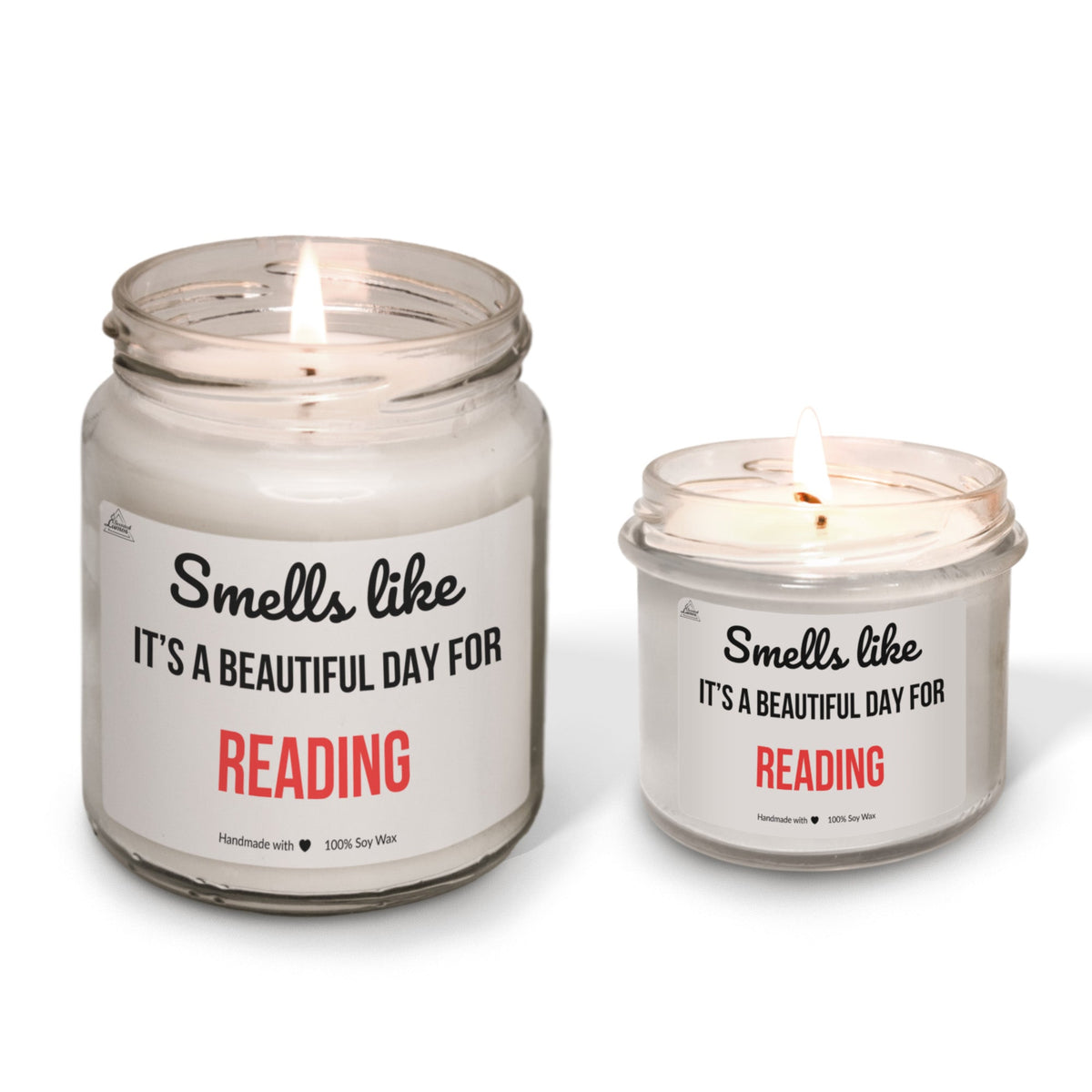 Smells like beautiful day for Reading Scented Soy Candle