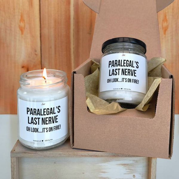 Paralegal’s last nerve Scented Soy Candle