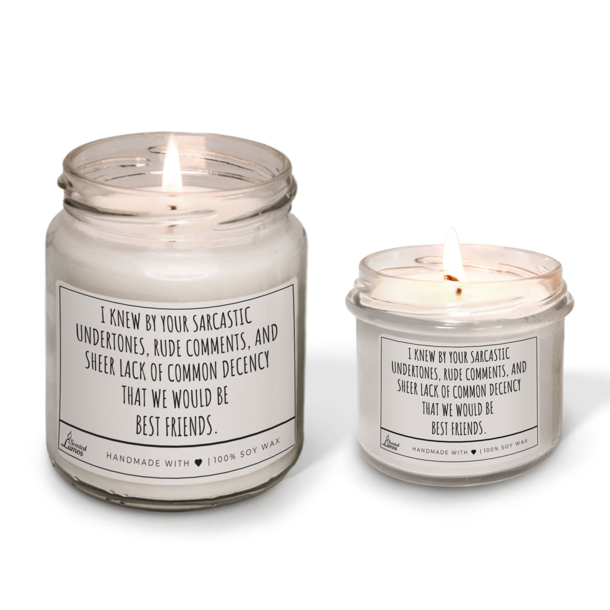 We would be best friends Scented Soy Candle