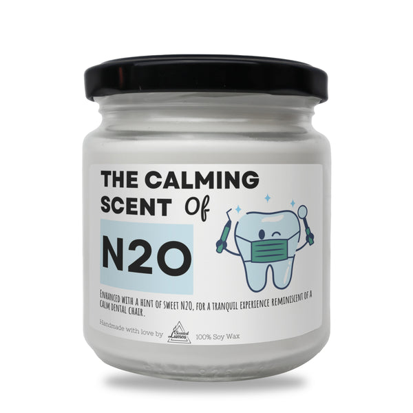 The calming scent of N20 Scented Soy Candle