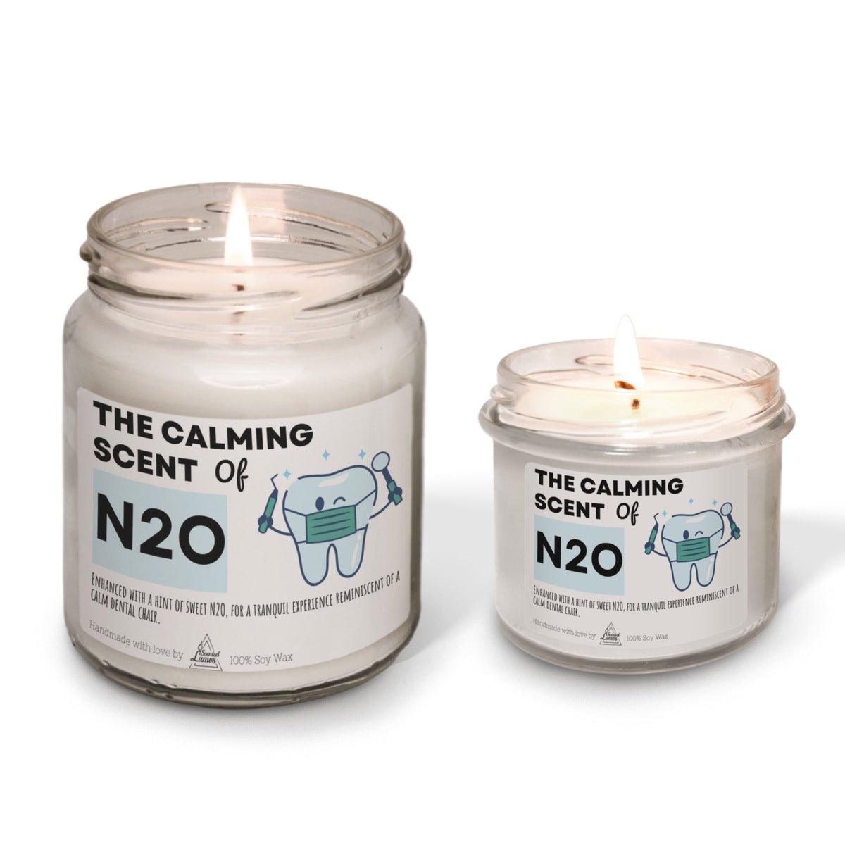 The calming scent of N20 Scented Soy Candle
