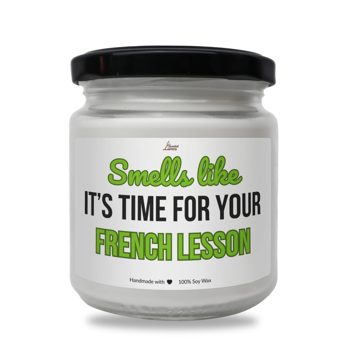 It's time for your French lesson Scented Soy Candle