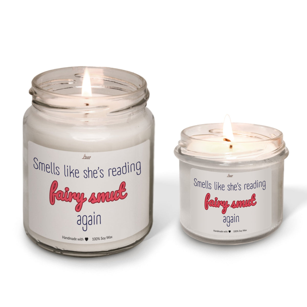 Smells like she’s reading fairy smut again Scented Soy Candle