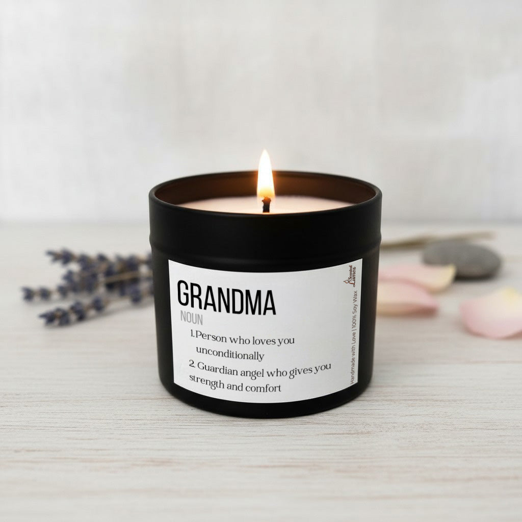 Definition of Grandma Scented Soy Candle