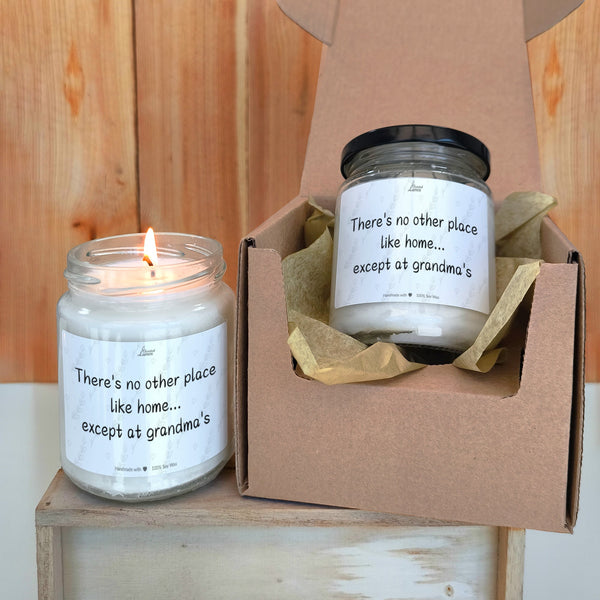 There's no other place like home...except at grandma's Scented Soy Candle