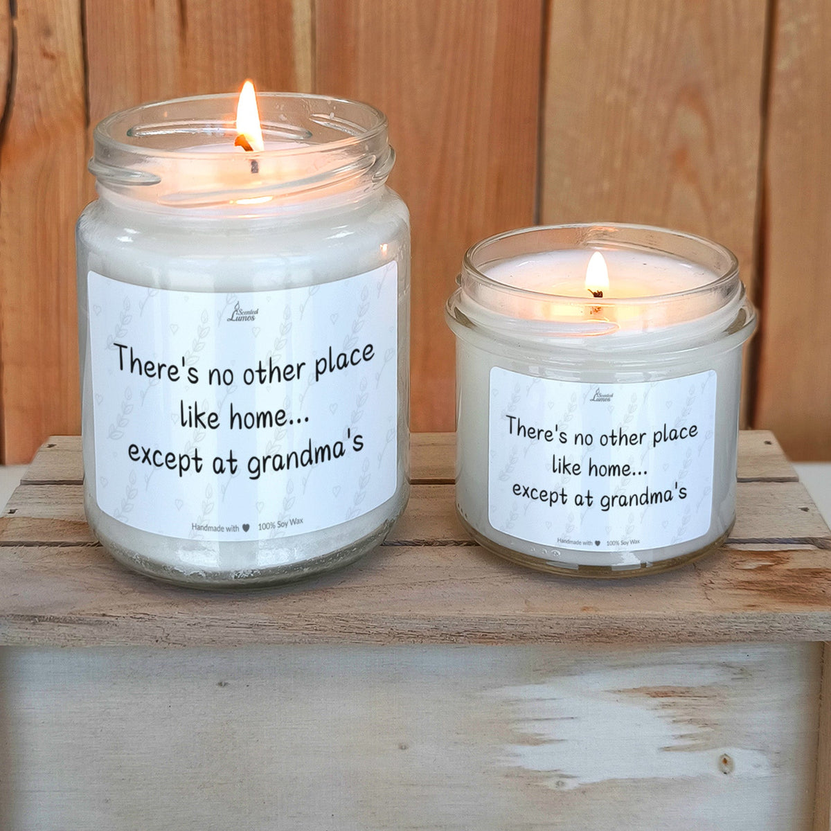 There's no other place like home...except at grandma's Scented Soy Candle