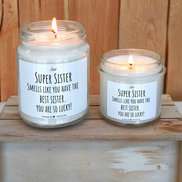 Super Sister - so lucky Scented Soy Candle