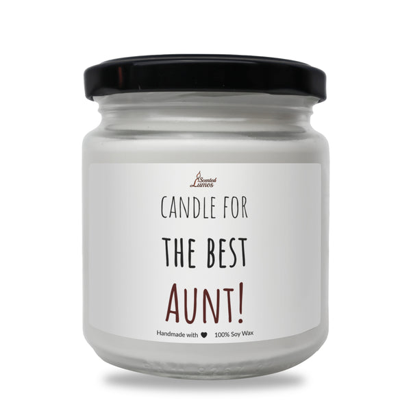 Candle for the best aunt Scented Soy Candle
