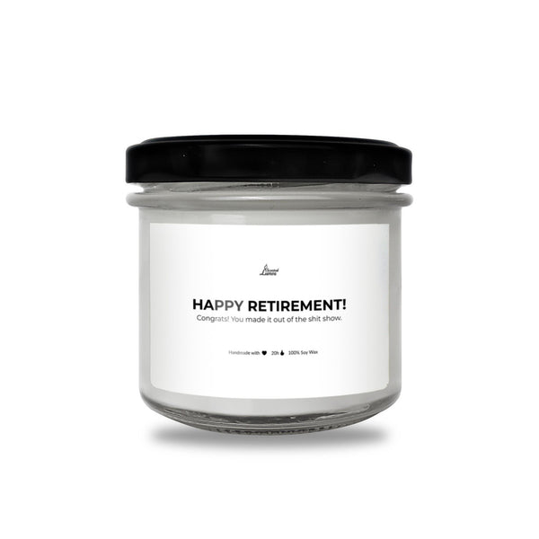 Happy Retirement! Scented Soy Candle