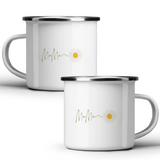 Mama - White mug - Metal Mug 370ml