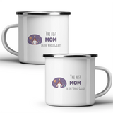 The best mom in the whole galaxy - White mug - Metal Mug 370ml
