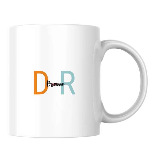 Dr [Name], personalized doctor mug - White mug - Ceramic Mug 330ml