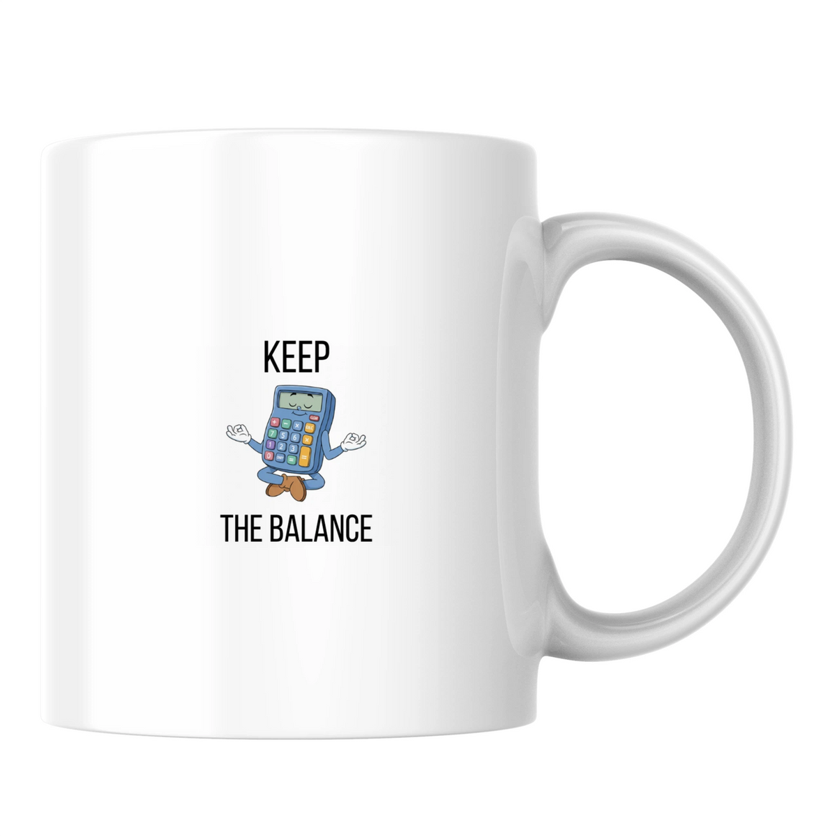 Keep the balance - White mug - Ceramic Mug 330ml