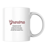 Grandma: come back soon, Grandma's child! - White mug - Ceramic Mug 330ml